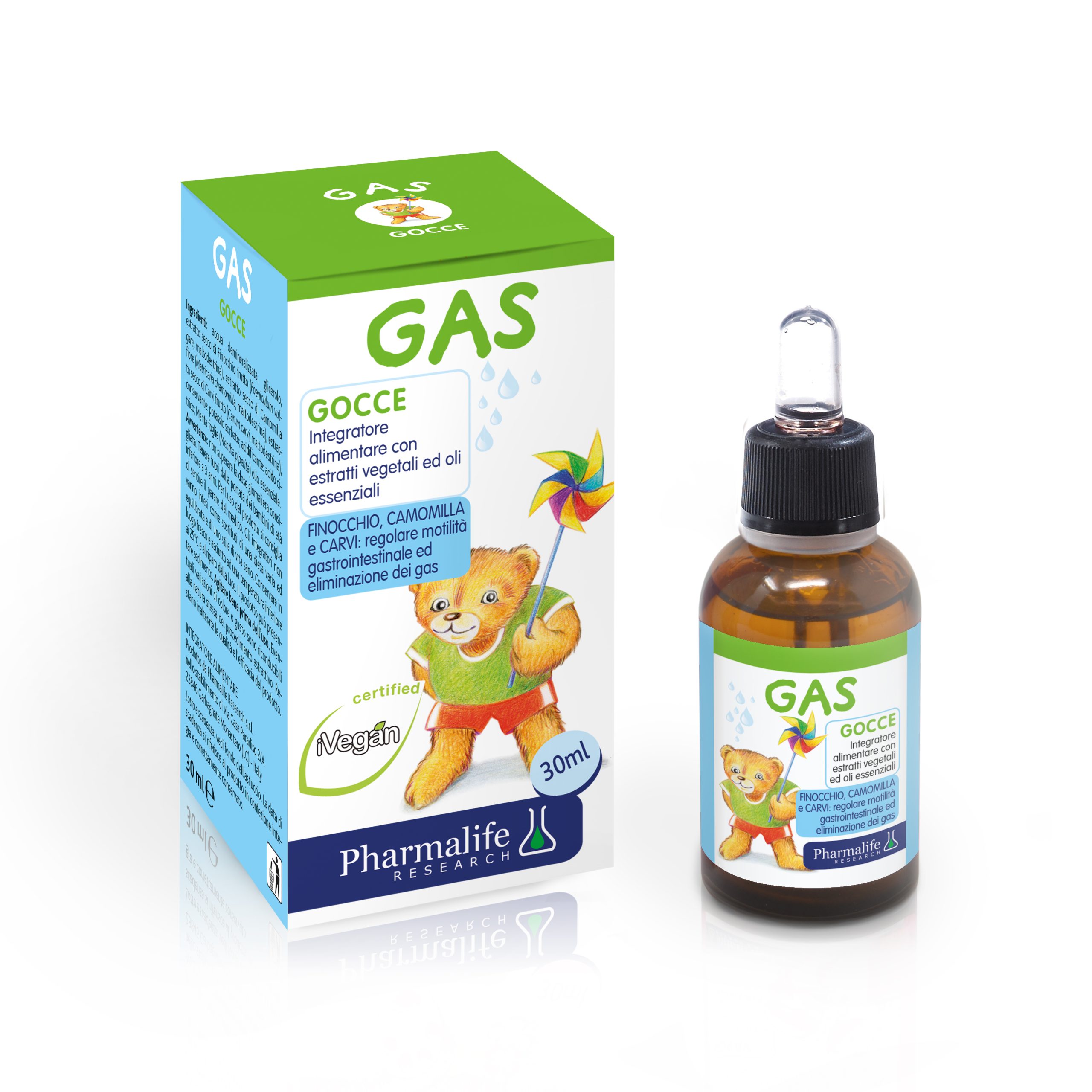 Gas gocce